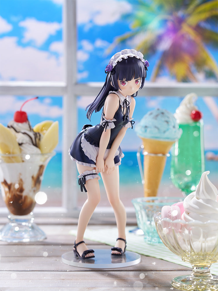 furyu-tenitol-tall-kuroneko-figur-badeanzug-maid image 1