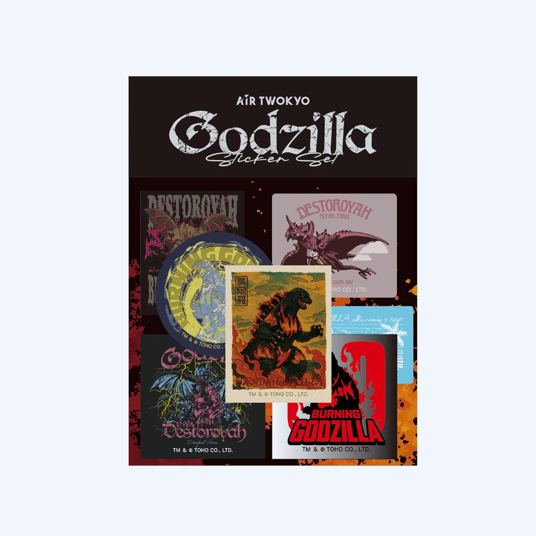 godzilla-collectibles-godzilla-vs-destoroyah-30-jubil-um-sticker-set image 2