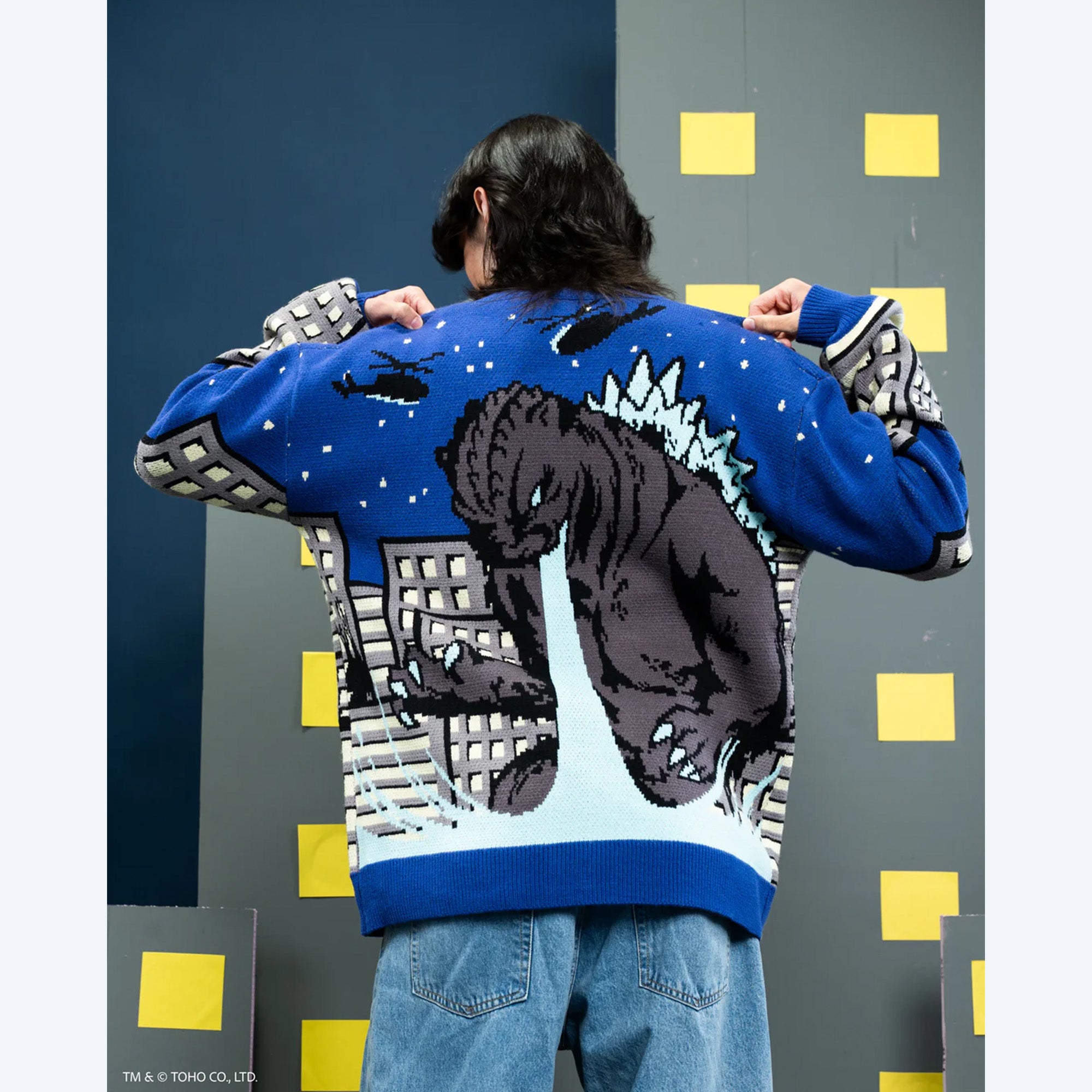 godzilla-cityscape-cardigan-strickjacke-gr-e-m-l image 5