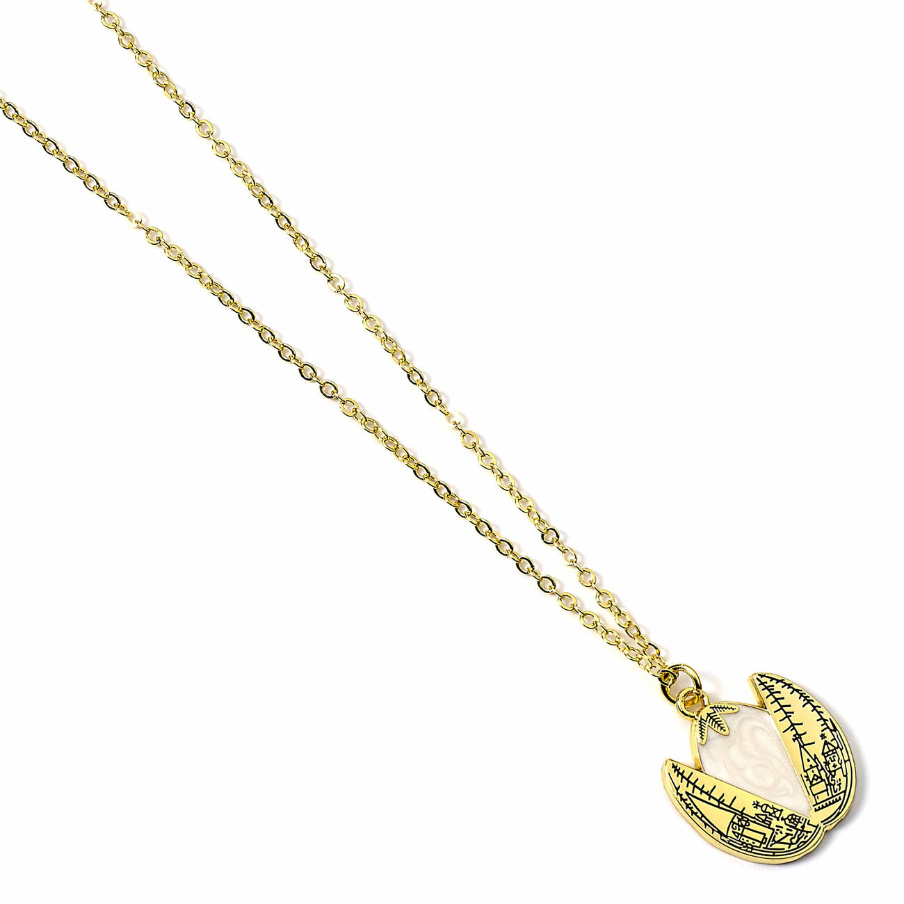 harry-potter-goldener-schnatz-kette-halskette-gold image 2