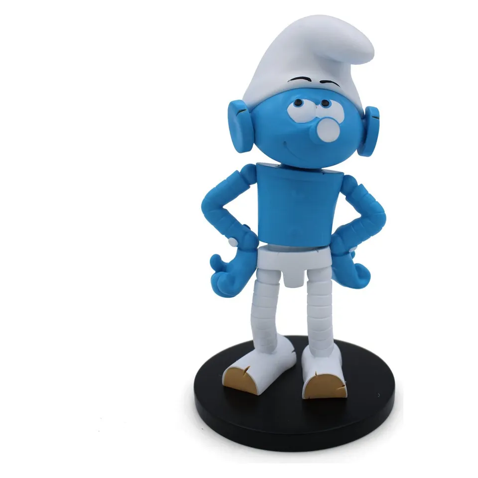 die-schl-mpfe-roboter-schlumpf-statue-11-cm-harz image 1