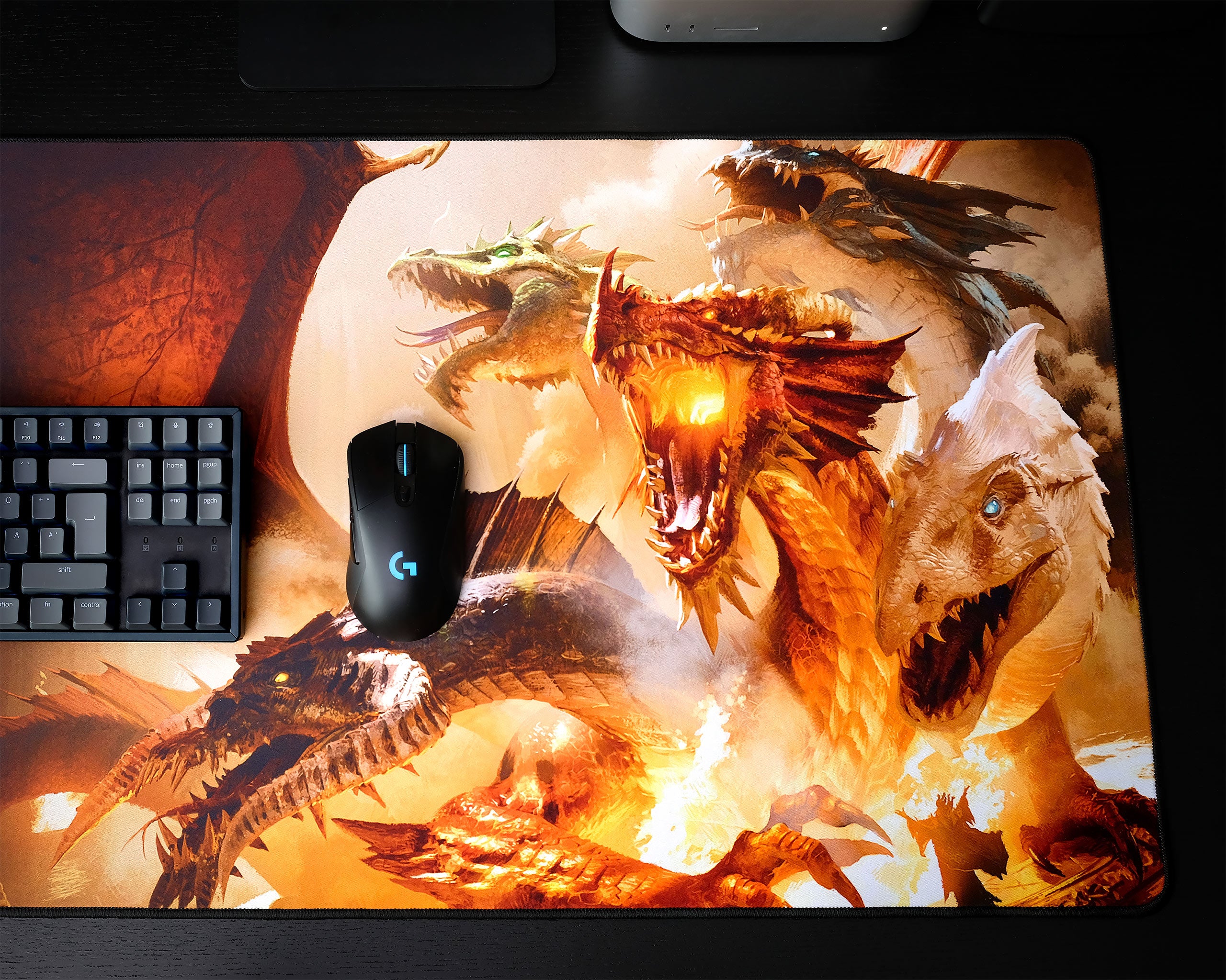 elbenwald-dungeons-dragons-xxl-mousepad-tiamat-89cm image 2