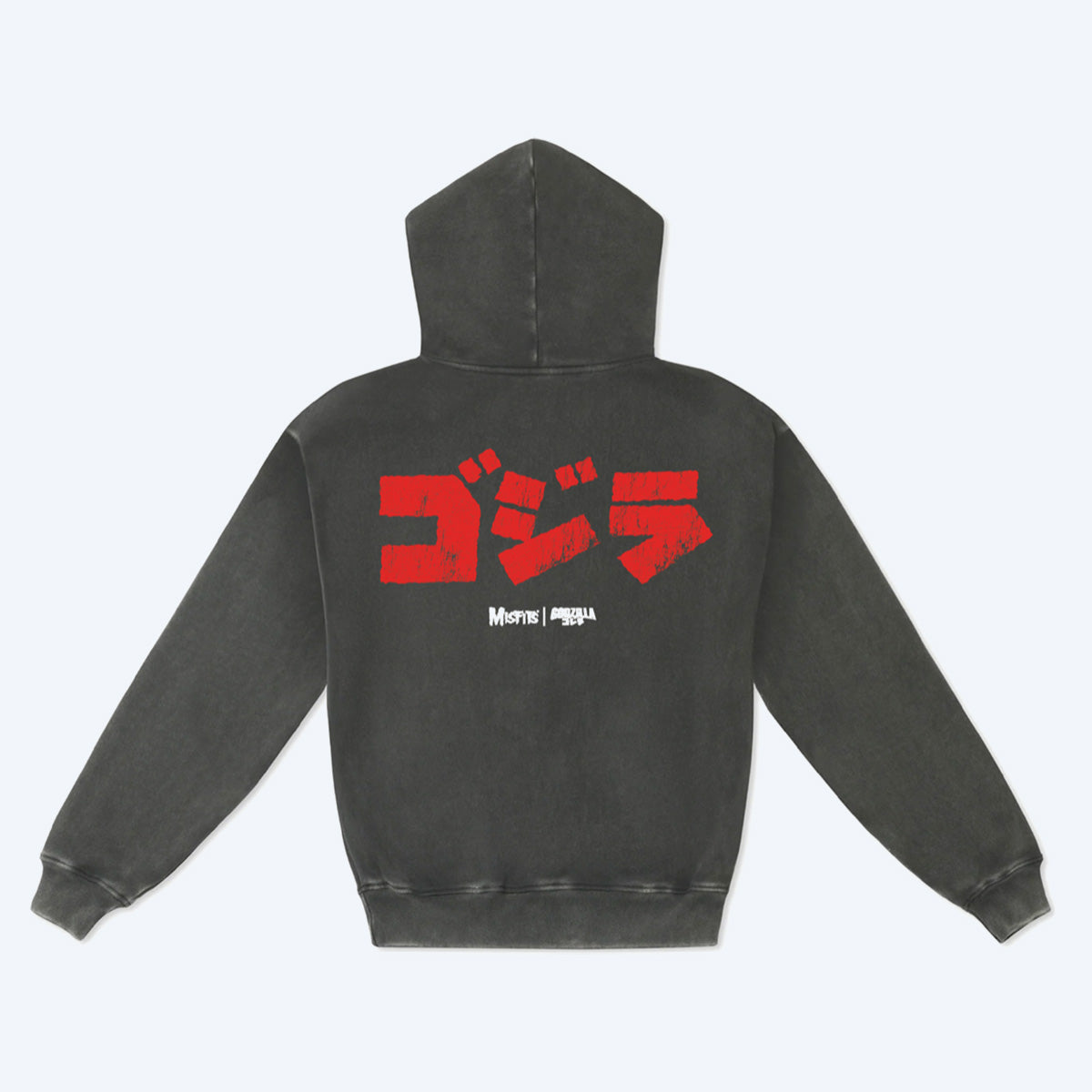 godzilla-apparel-x-misfits-hoodie-schwarz-oversize image 2