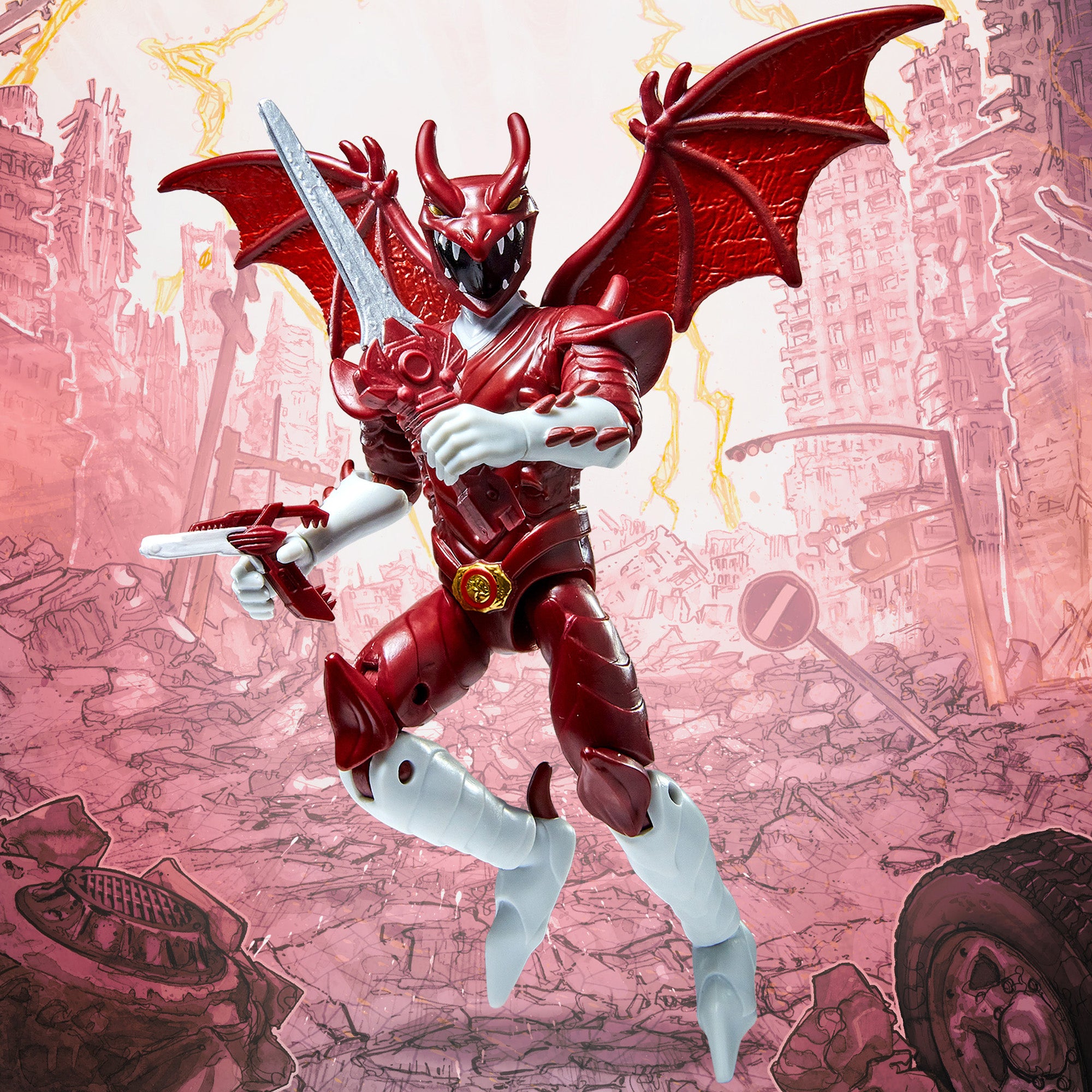 godzilla-kaiju-ranger-red-rodan-actionfigur-power-rangers image 2