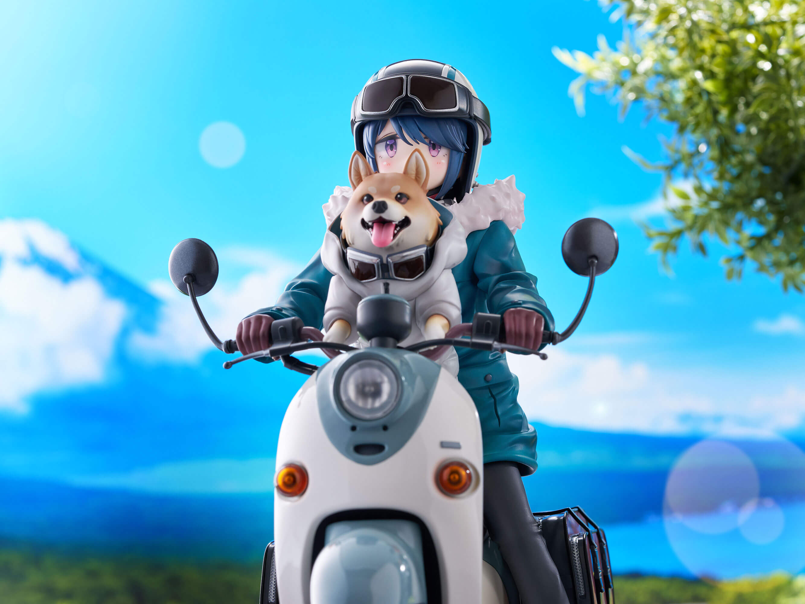 furyu-f-nex-shima-rin-1-7-figur-motorrad-mit-hund image 2