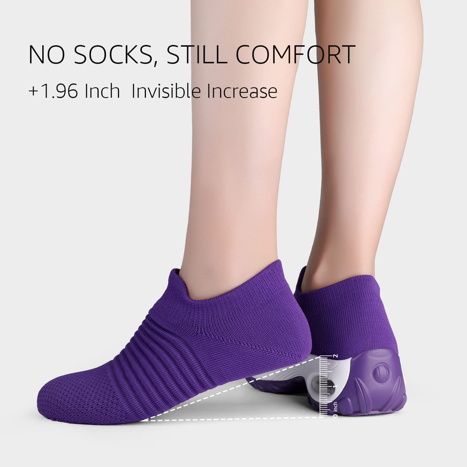 hkr-damen-sneaker-slip-on-memory-foam-violett-35 image 5