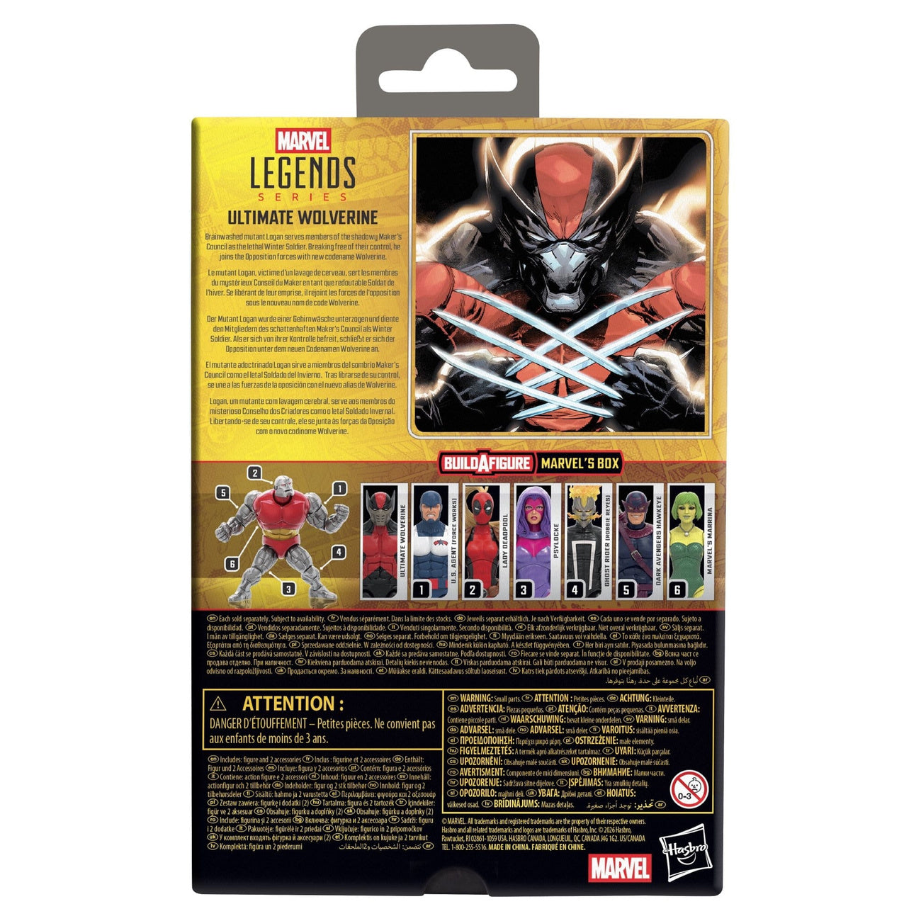 elbenwald-marvel-legends-ultimate-wolverine-actionfigur-15-cm image 2