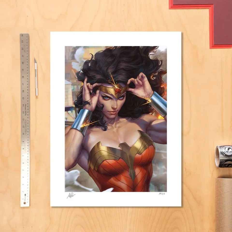 dc-comics-wonder-woman-kunstdruck-61x46-cm-limitiert image 1