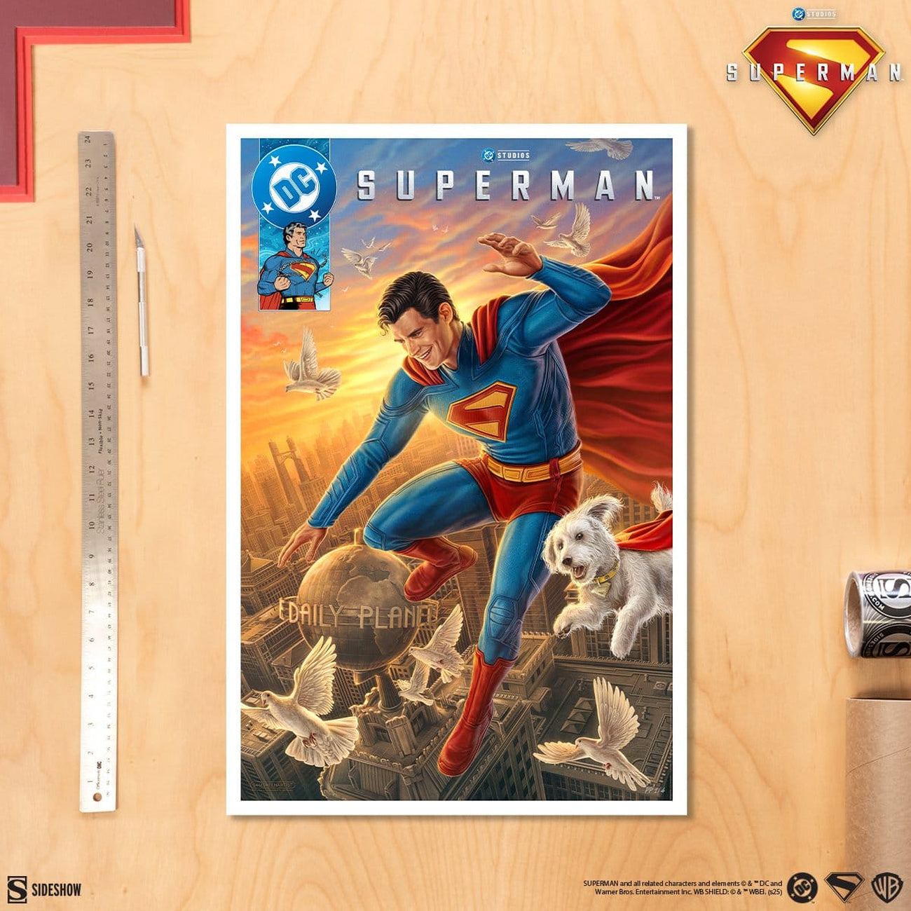 elbenwald-superman-2025-kunstdruck-symbol-of-hope-limitiert image 2