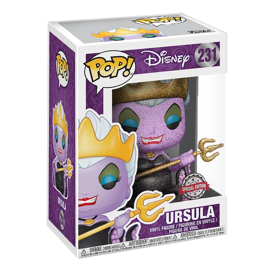 funko-pop-disney-arielle-ursula-glitter-figur-11cm image 1