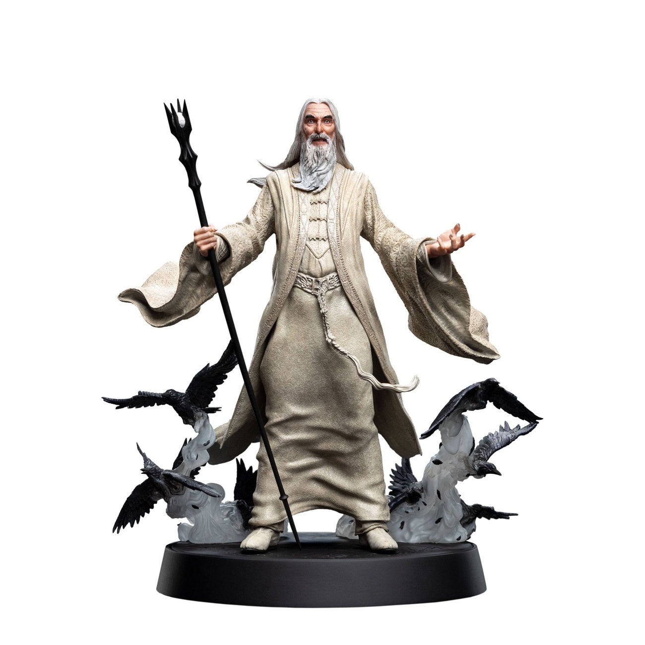 der-herr-der-ringe-saruman-der-wei-e-statue-weta-figur image 1