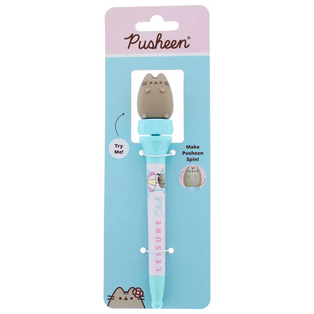 pusheen-stift-spinny-leisure-club-blau-anstecker image 1