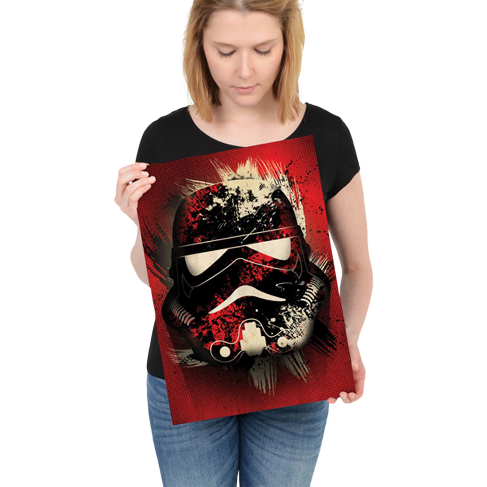 star-wars-stormtrooper-splatter-metallposter-wandbild image 4
