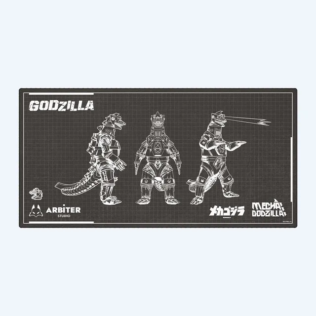 arbiter-godzilla-collection-mousepad-xxl-mechagodzilla-schwarz image 1