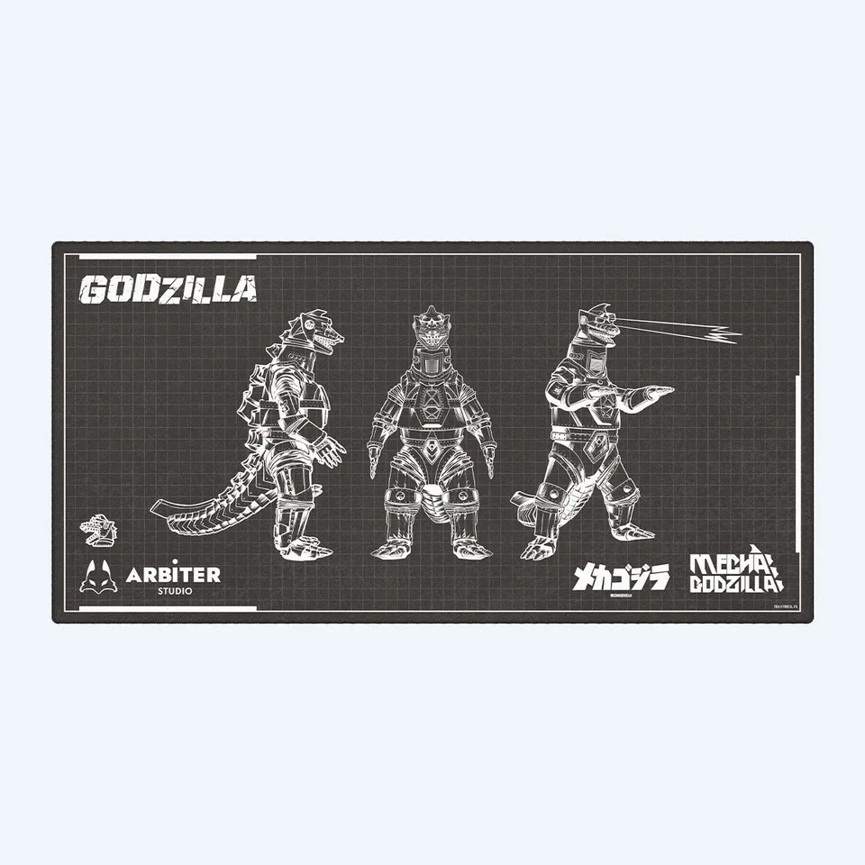 arbiter-godzilla-collection-mousepad-xxl-mechagodzilla-schwarz image 1
