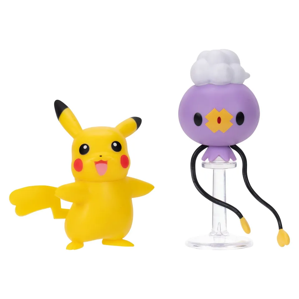 pok-mon-battle-figure-driftlon-pikachu-actionfiguren-2er-pack image 1