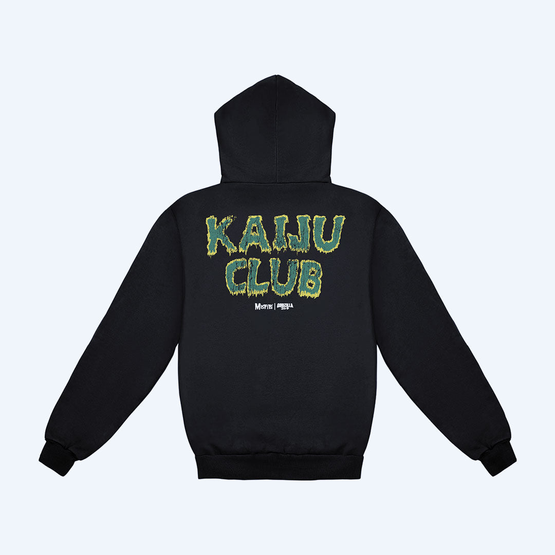 godzilla-apparel-x-misfits-zip-hoodie-schwarz-ykk image 2