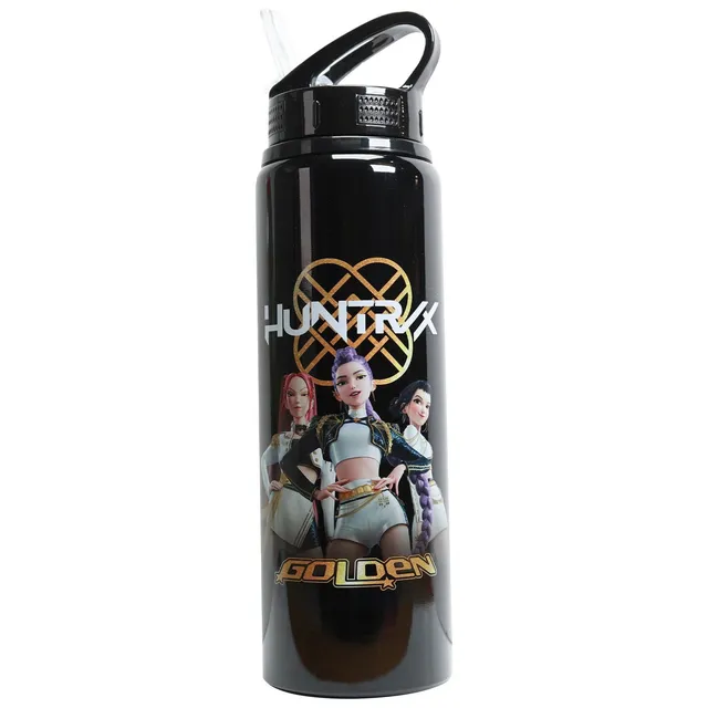 elbenwald-kpop-demon-hunters-flip-top-trinkflasche-golden-700-ml image 1