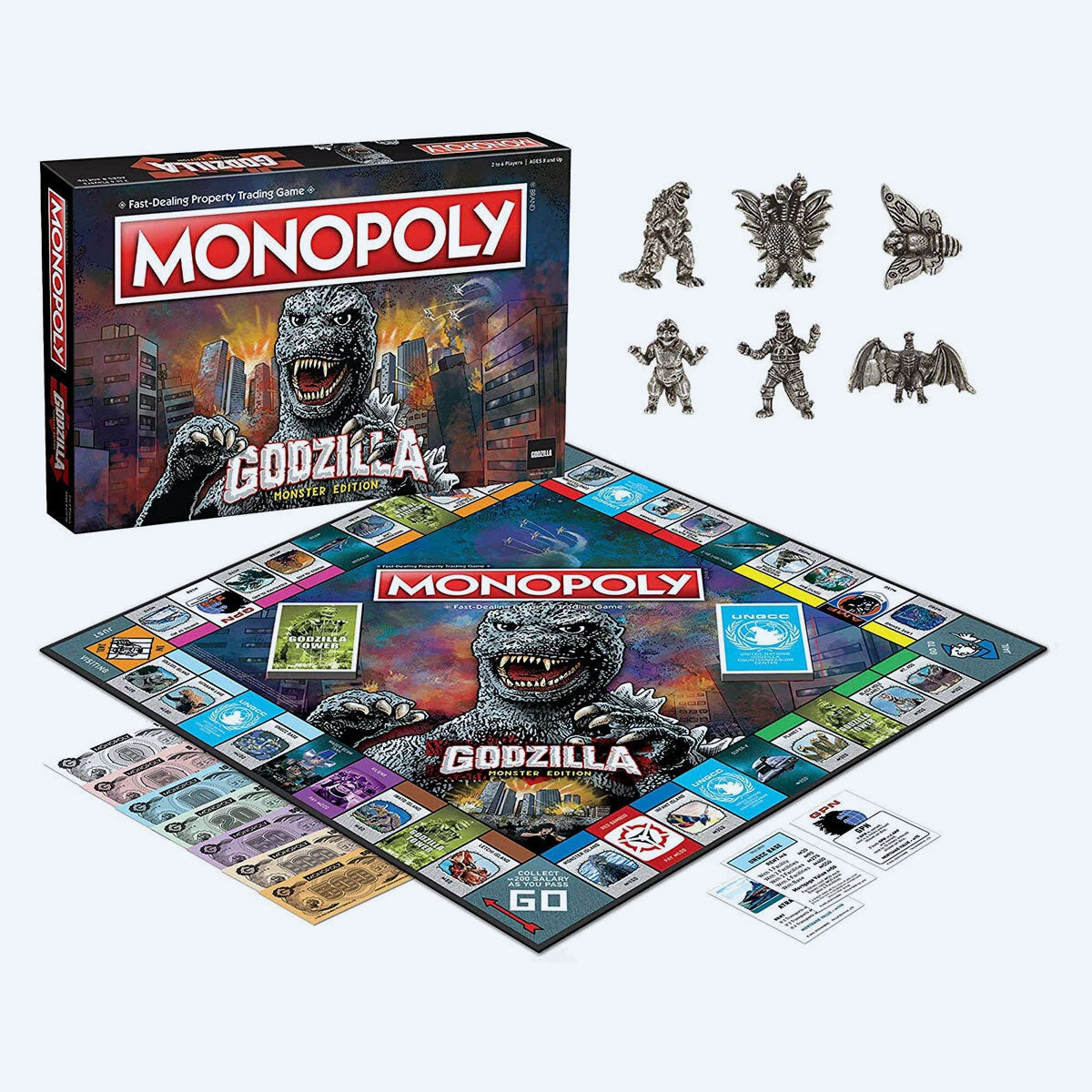 godzilla-monopoly-brettspiel-gesellschaftsspiel-2-6-spieler image 2