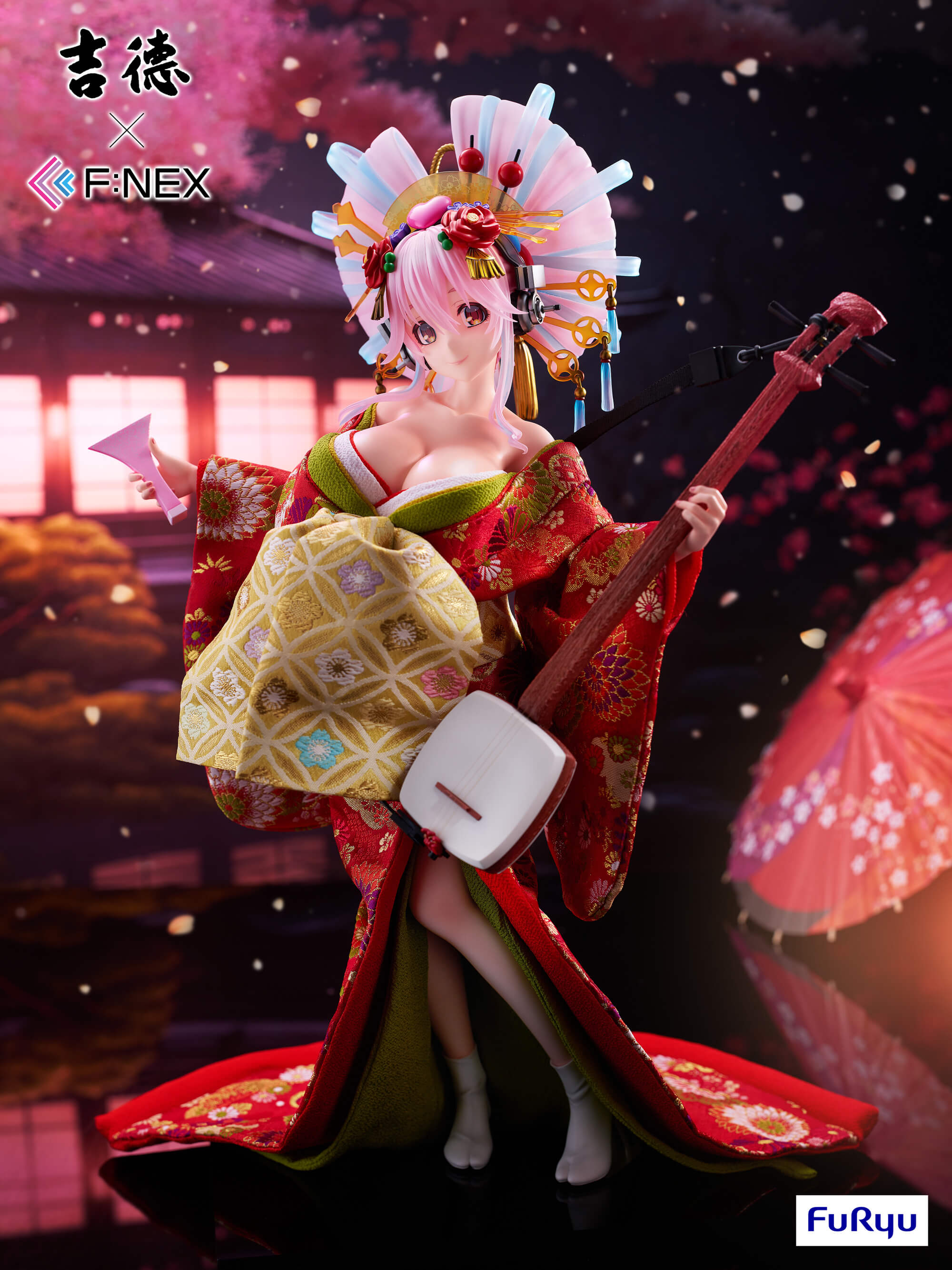 furyu-f-nex-super-sonico-figur-1-4-japanpuppe-kimono image 1