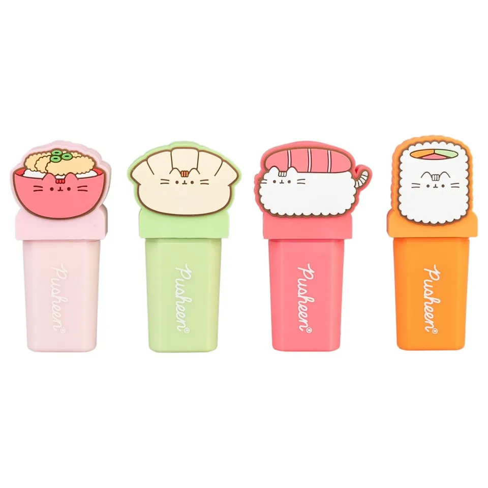 elbenwald-pusheen-textmarker-4er-set-sushi-roll-topper image 1