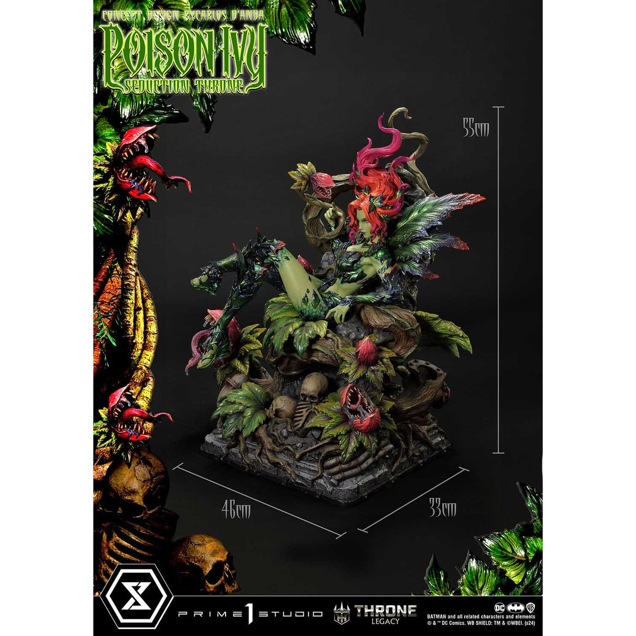 dc-throne-legacy-batman-poison-ivy-statue-1-4-polystone image 3
