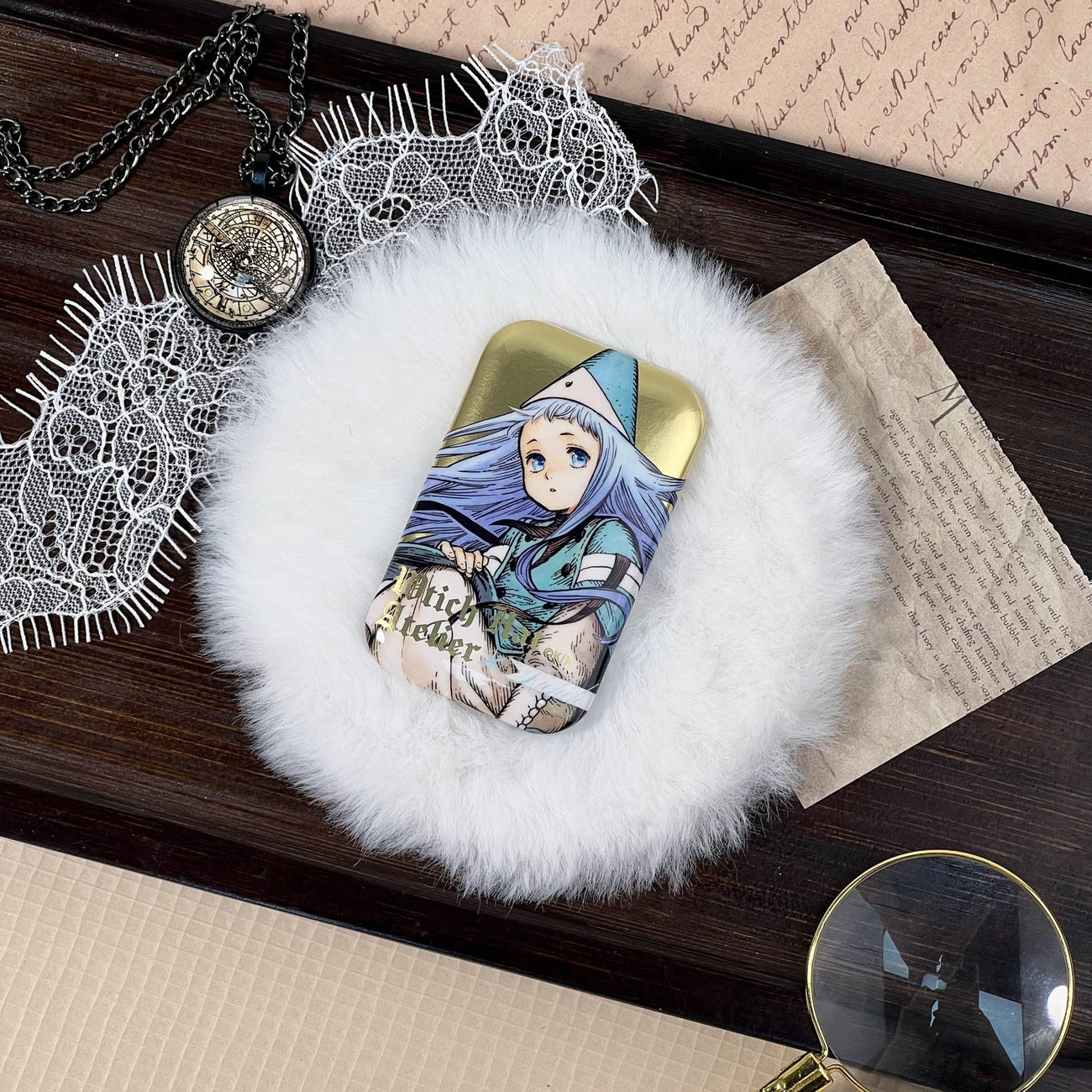 witch-hat-atelier-richeh-ornament-pin-anstecker-pvc image 1