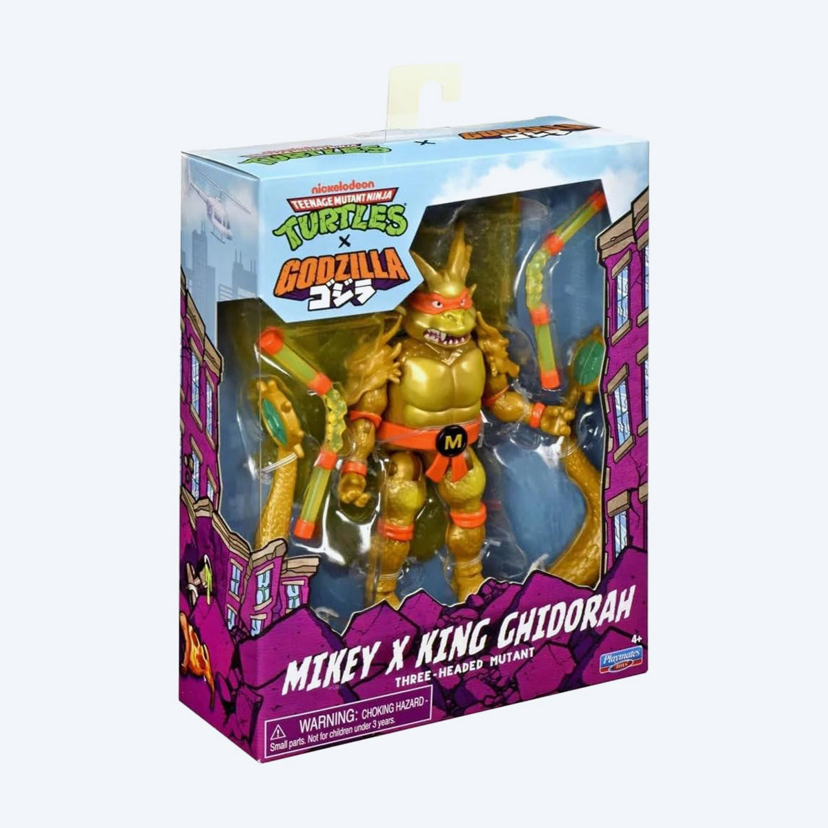 godzilla-x-tmnt-michelangelo-king-ghidorah-figur-13cm image 5