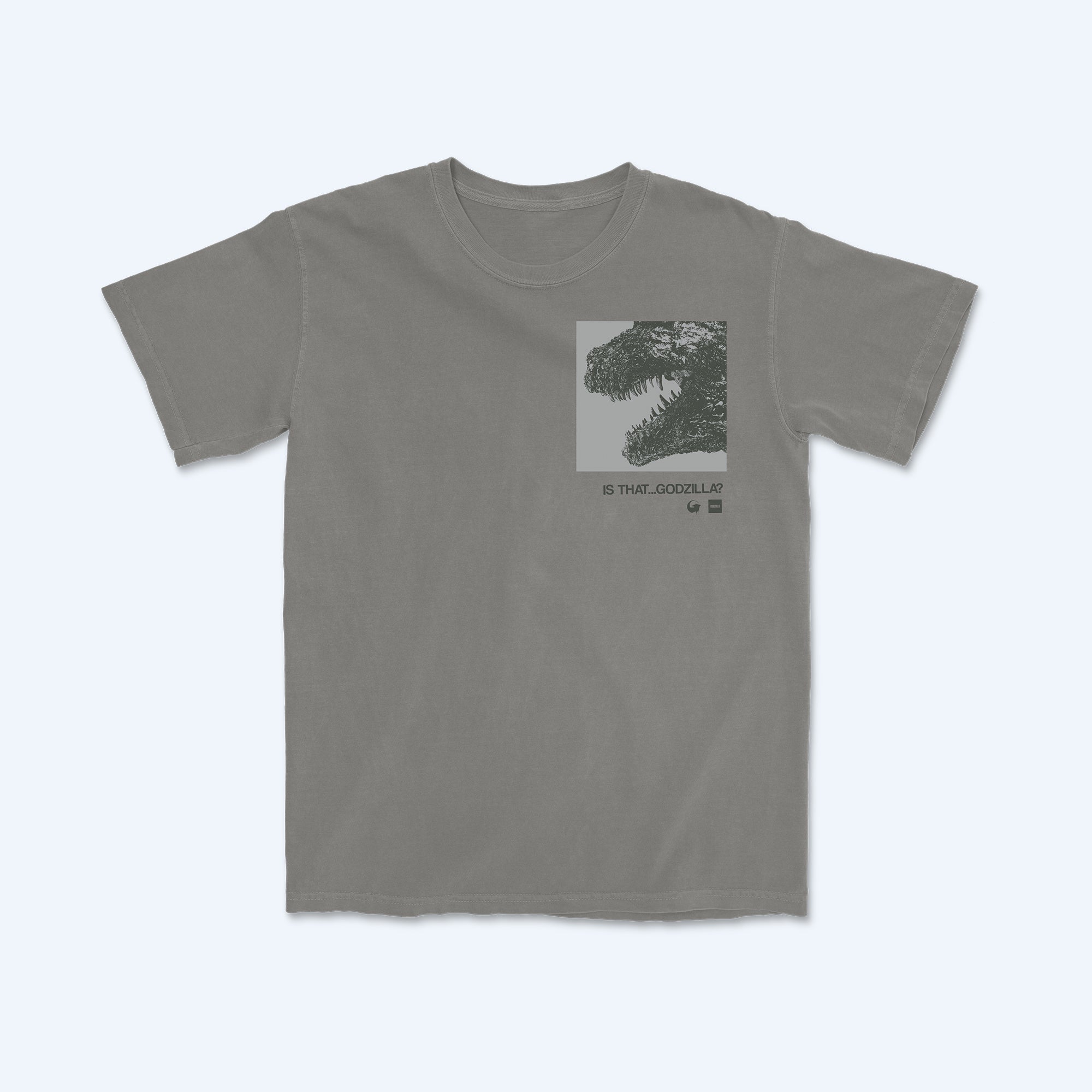 godzilla-minus-one-dorsal-fin-t-shirt-grau-baumwolle image 2