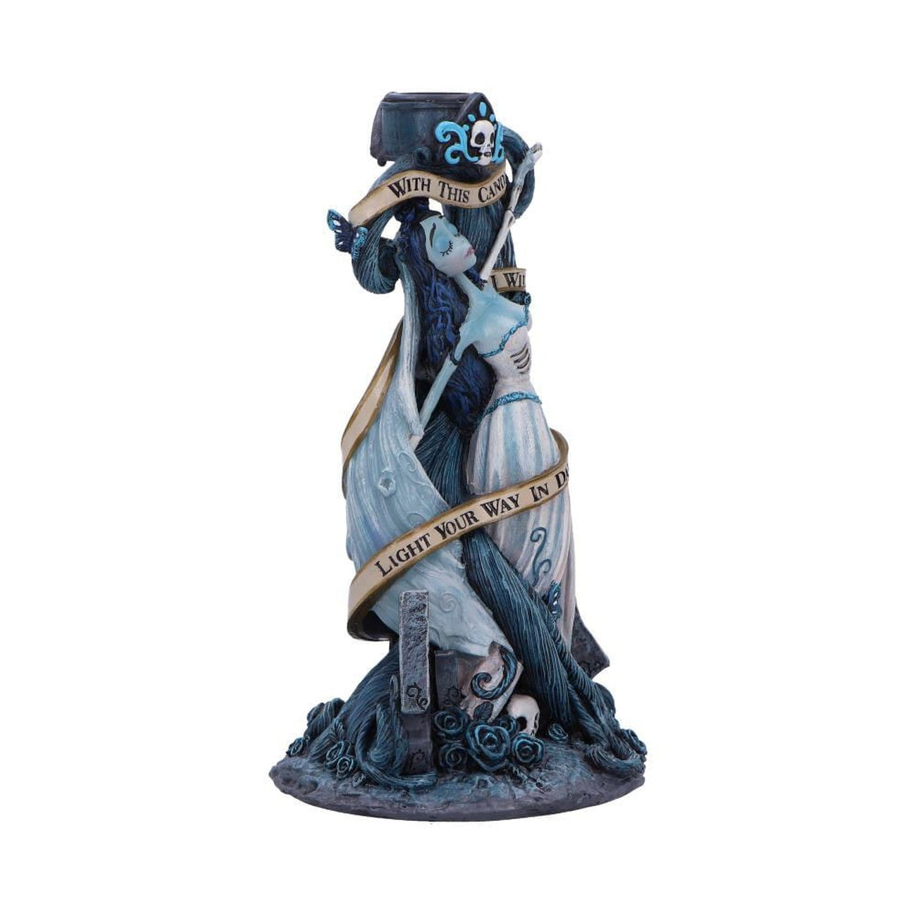 elbenwald-corpse-bride-with-this-candle-vow-kerzenst-nder-19-cm image 4