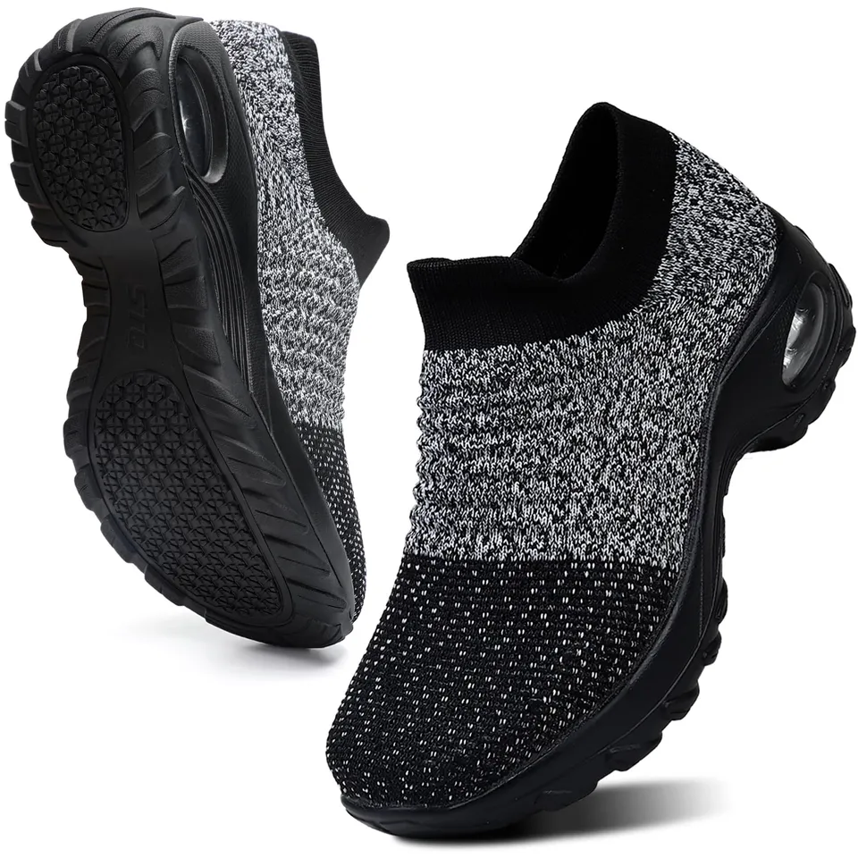 hkr-slip-on-damen-sneaker-memory-foam-grau-35 image 1