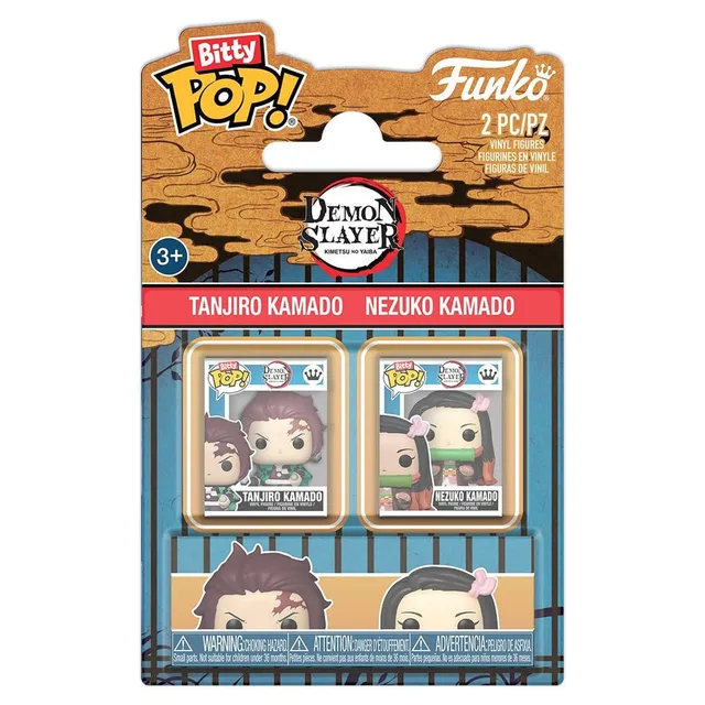 funko-demon-slayer-bitty-pop-vinyl-figur-2er-pack-tanjiro-nezuko image 1