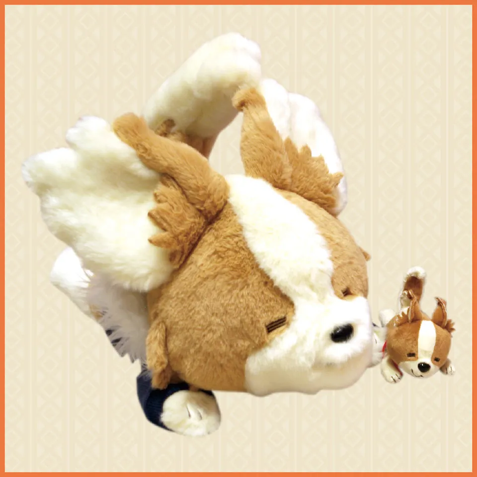 furyu-chikuwa-pl-sch-2er-set-yurucamp-hund-stofftier image 1