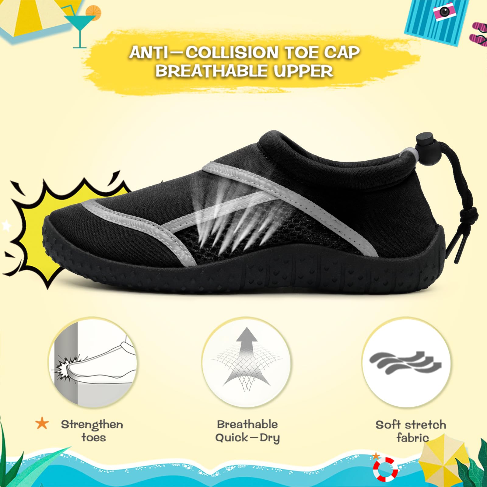 hkr-kiner-water-shoes-wasserschuhe-schwarz-grau image 6