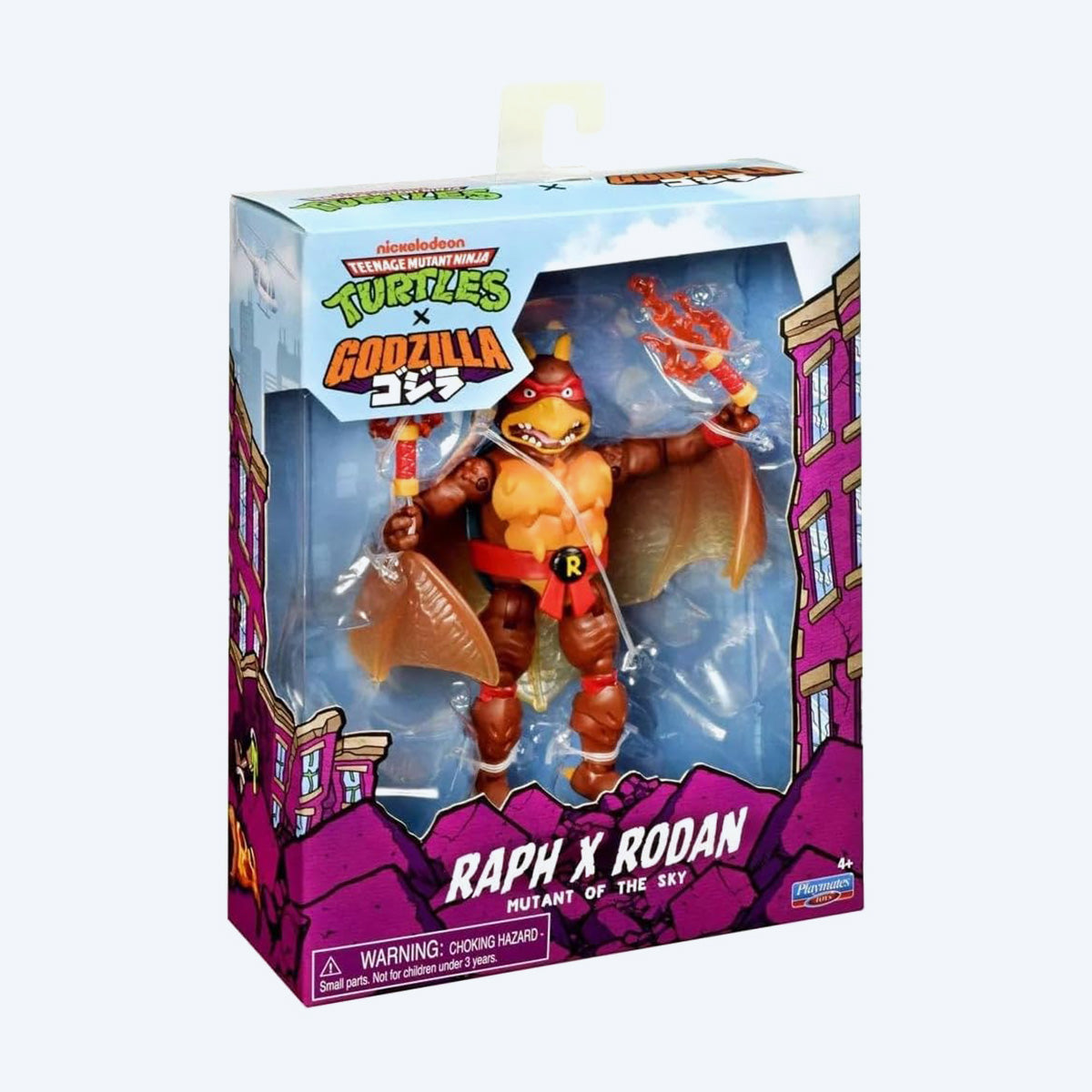 tmnt-godzilla-raphael-x-rodan-actionfigur-12-7cm-playmates image 5