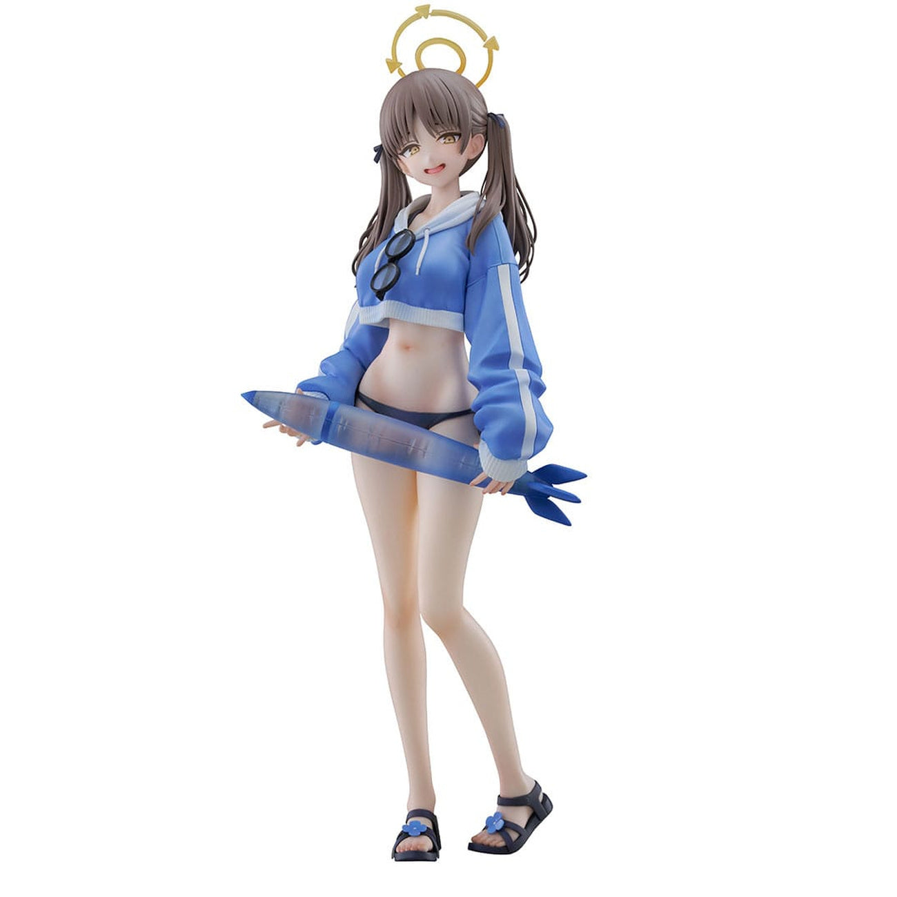 elbenwald-blue-archive-moe-swimsuit-pvc-statue-1-7-27cm image 1