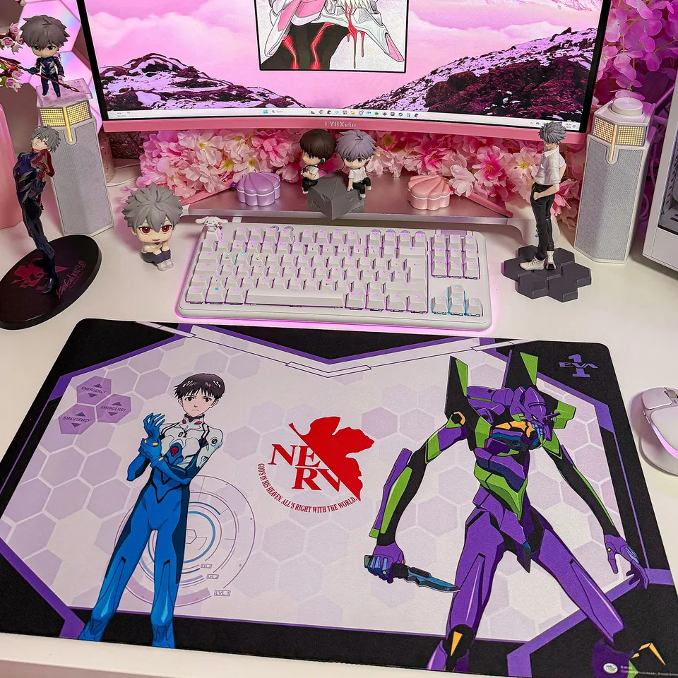 evangelion-shinji-unit-01-mousepad-xl-36x61-cm-schwarz image 1