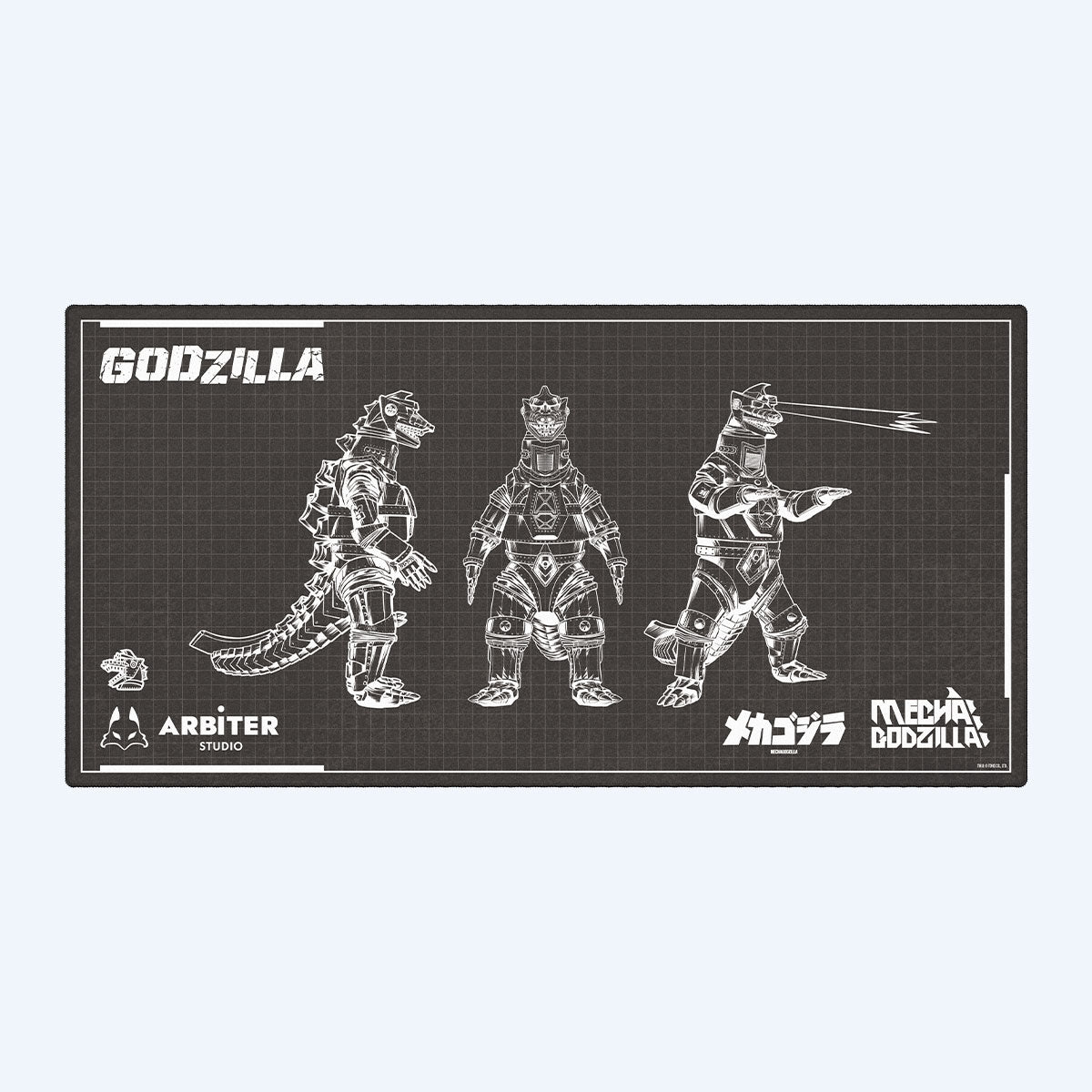 arbiter-godzilla-collection-mousepad-xxl-mechagodzilla-schwarz image 1