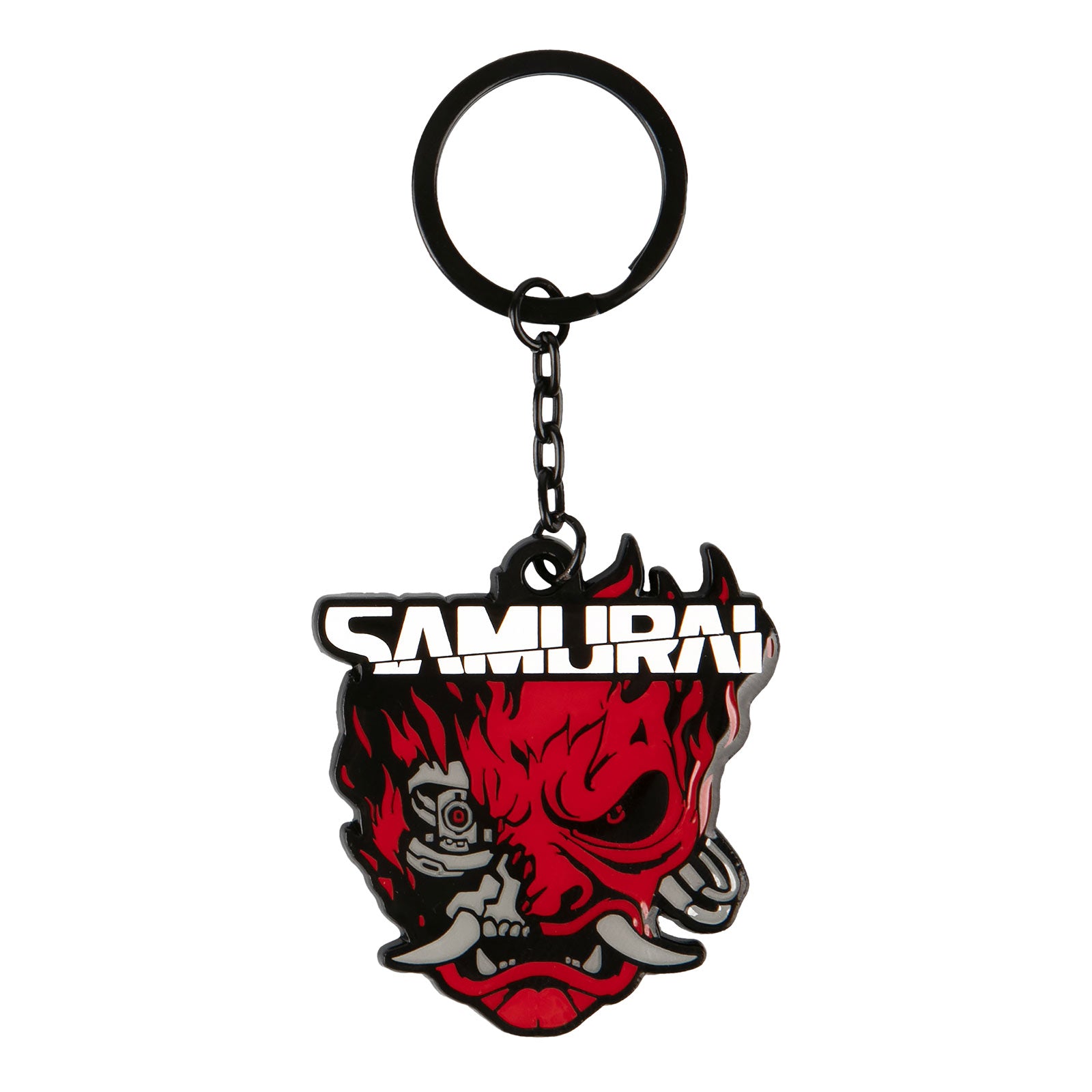 cyberpunk-2077-samurai-logo-schl-sselanh-nger-keychain-metall image 1