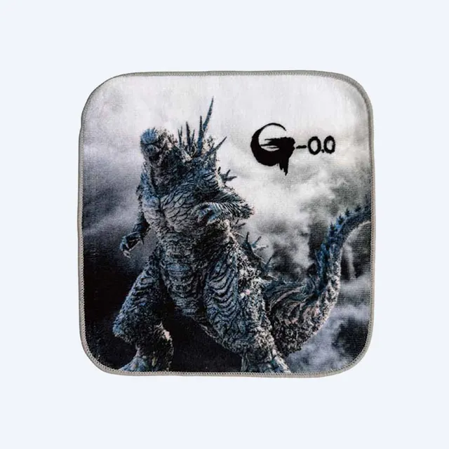 godzilla-home-games-real-graphic-mini-towel-a-schwarz image 1