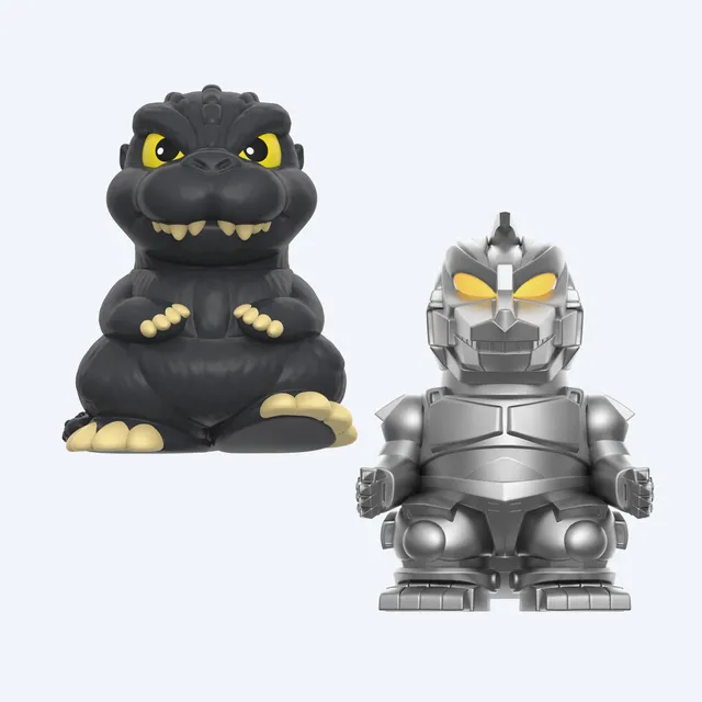 godzilla-super7-fun-fun-wave-01-figuren-set-13cm-2er image 1