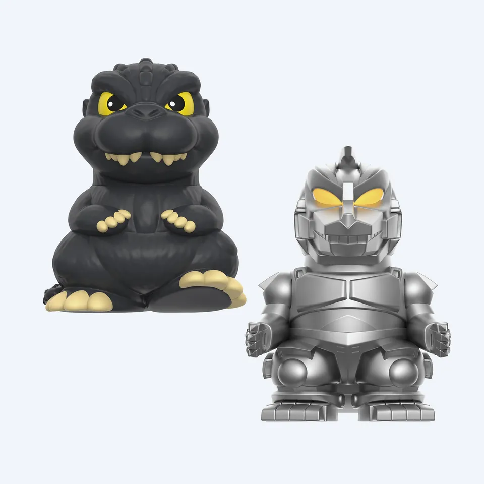 godzilla-super7-fun-fun-wave-01-figuren-set-13cm-2er image 1