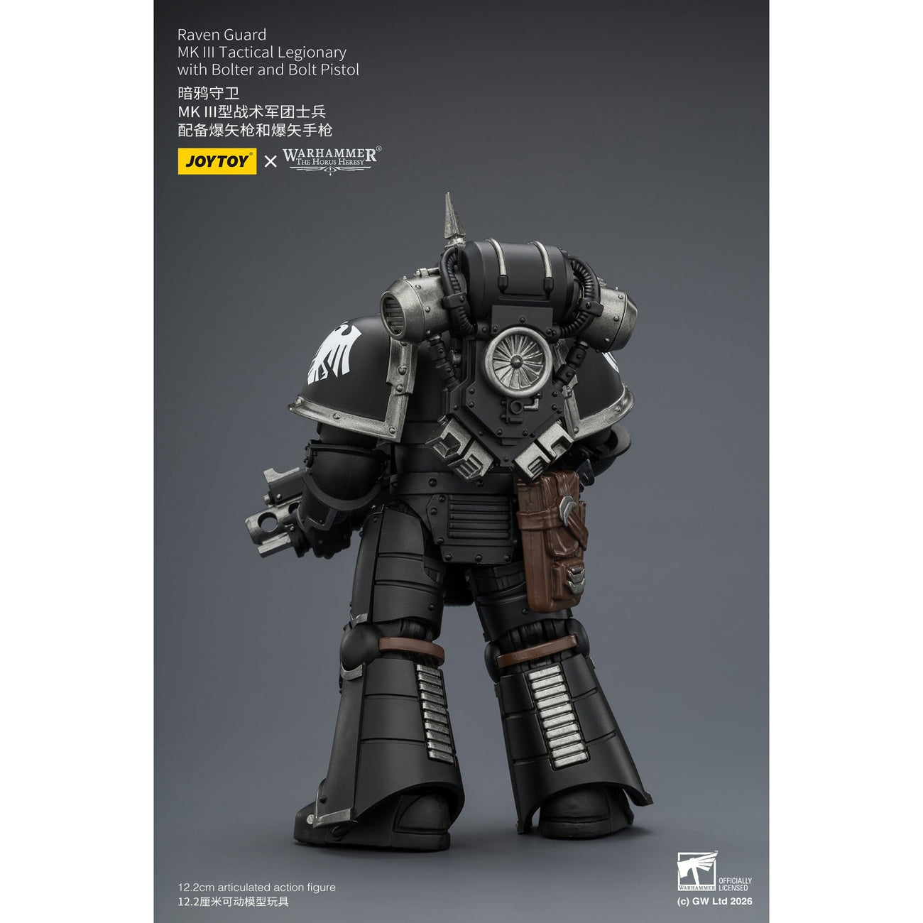 warhammer-40-000-raven-guard-mk-iii-tactical-actionfigur-1-18-bolter image 4