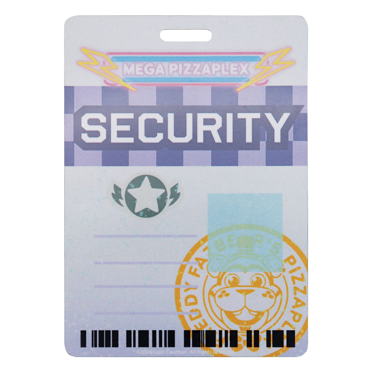 five-nights-at-freddys-security-badge-replik-antik-messing image 6