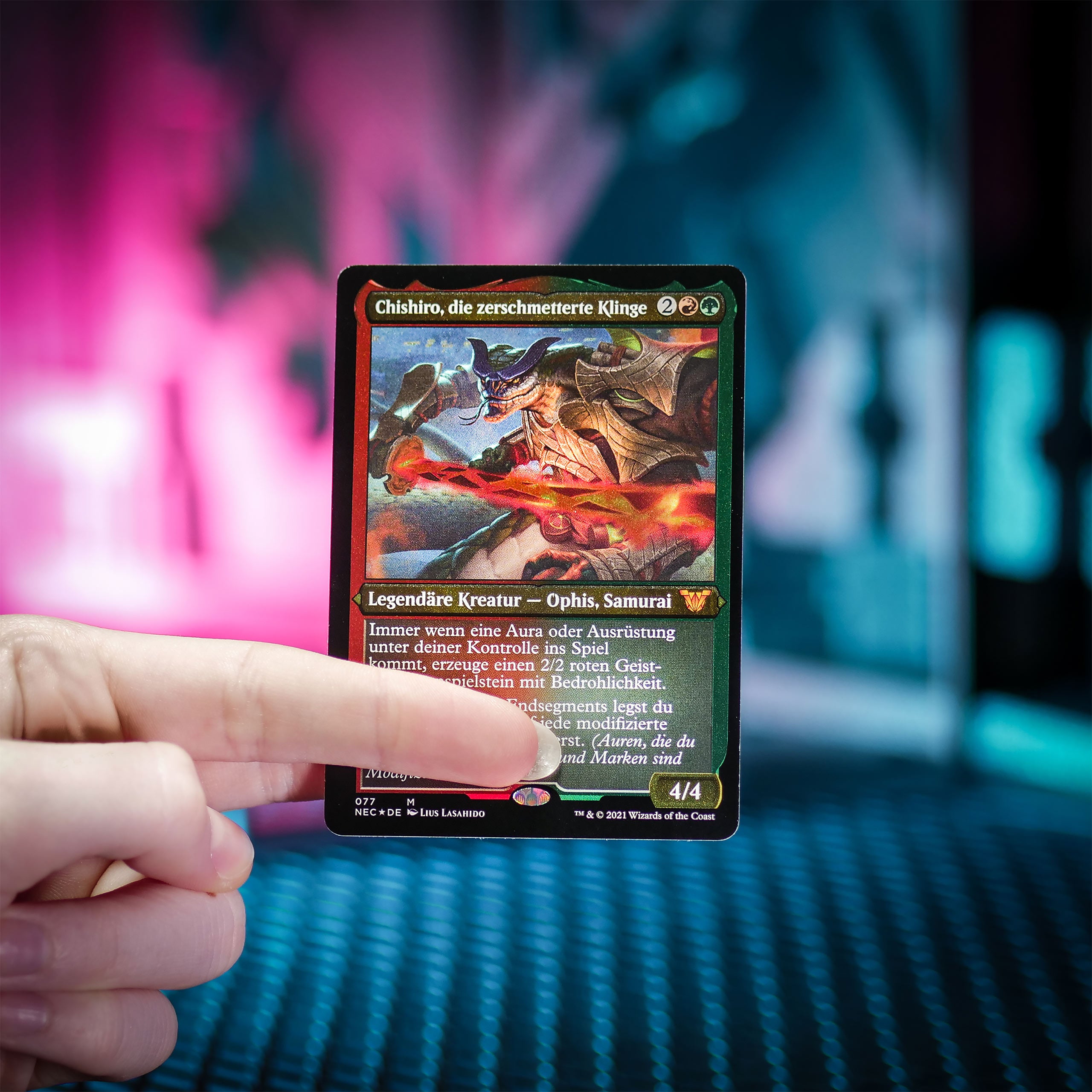 magic-the-gathering-kamigawa-neon-dynastie-commander-deck-berw-ltigende-upgrades image 3