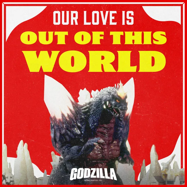 godzilla-our-love-is-out-of-this-world-e-geschenkkarte image 1
