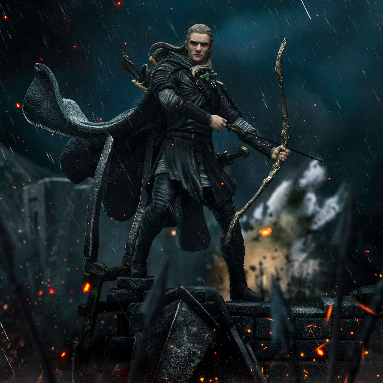 herr-der-ringe-legolas-unleashed-art-scale-statue-1-10 image 2