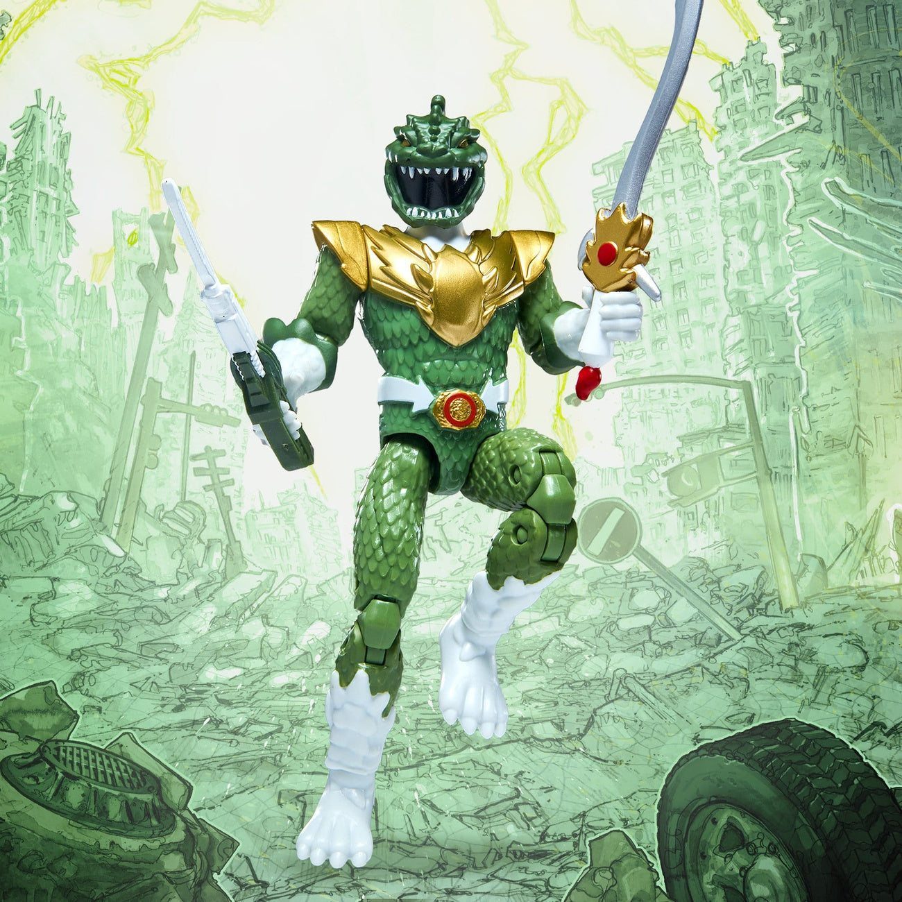 power-rangers-x-godzilla-actionfigur-green-godzilla image 2