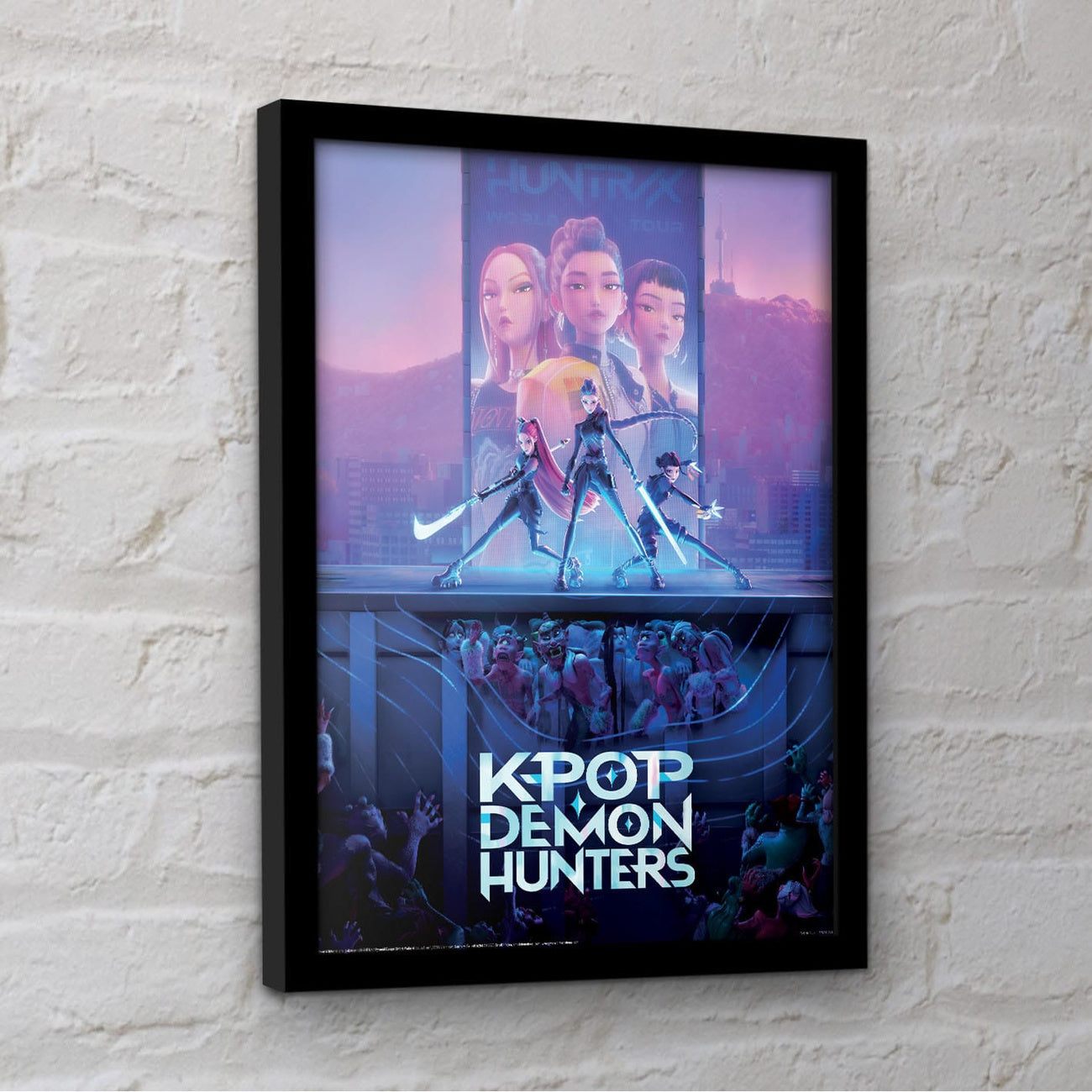 kpop-demon-hunters-poster-gerahmt-collector-print-movie image 2