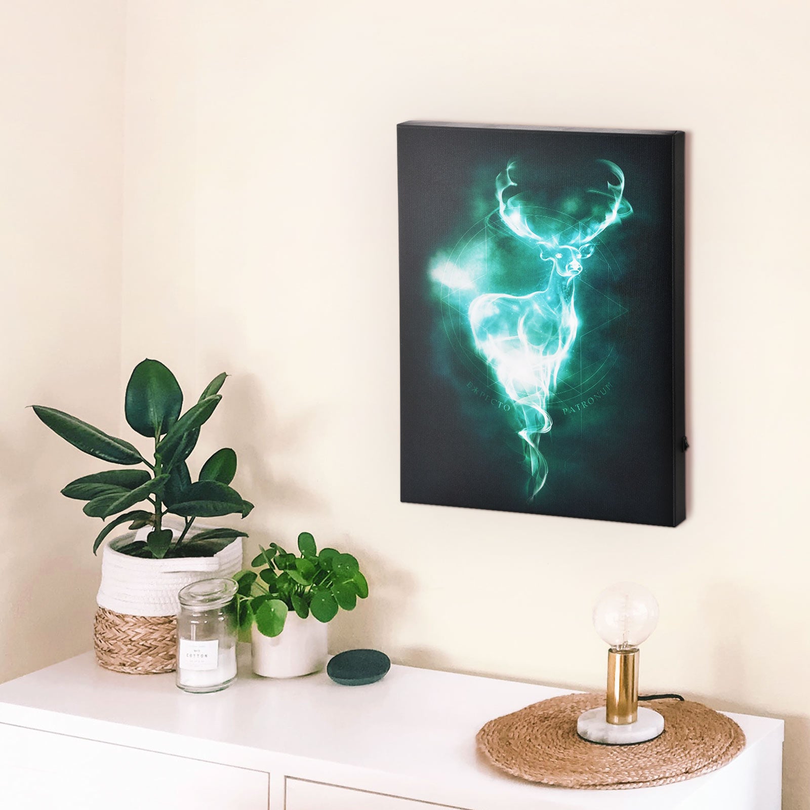 elbenwald-harry-potter-patronus-wandbild-mit-licht-led image 4